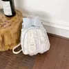 Estampado de dibujos animados transfronterizo, mochila linda con orejas de conejo, nuevo estilo 2026, diseño de lazo de nicho y dulce, mochila para niñas