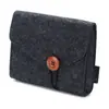 Bolsa de almacenamiento digital de fieltro de fábrica, bolsa para cables de datos, energía, ratón, accesorios, disco duro móvil, bolsa organizadora