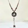 Collares de Cerámica Jingdezhen, Joyería Tejida Hecha a Mano de Moda, Regalos Artísticos, Collares de Cuentas Estilo Chino Antiguo Cultural y Creativo para Mujeres