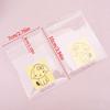 Venta caliente bolsa de embalaje autoadhesiva de dibujos animados bolsa para hornear galletas pulsera de copo de nieve pulsera bolsa para jabón hecho a mano máquina selladora de bolsas para joyería