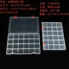 Caja de Piezas de Múltiples Compartimentos Engrosada Caja de Almacenamiento de Plástico Transparente para Componentes Digitales Accesorios de Tornillos Pequeños Compartimentos de Clasificación de Herramientas Muestra