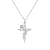 Los Collares Cruzados Personalizados Europeos y Americanos Más Vendidos de Amazon, Biblia, Joyería para Creyentes Religiosos, Collares de Marca de Moda para Hombres y Mujeres
