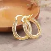Comercio Electrónico de Moda Transfronterizo Fuente Pendientes Exagerados Huecos Europeos Americanos Creativos Simples Calados Accesorios para Mujer Fabricante Mayorista