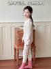 Ropa de Casa de Doble Capa de Seda y Lana para Niños Otoño e Invierno Conjunto de Ropa Interior Térmica Engrosada Ropa y Pantalones de Otoño para Niños y Niñas