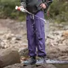 Pantalones de trabajo americanos finos de primavera y otoño para hombre, holgados, de pierna ancha, pantalones tipo chaqueta de paracaidista, pantalones deportivos casuales, estilo pareja, rectos