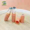 Shanyi Tubo Vacío para Lipstick Macarrón de Plástico Tubo de Lipstick Electroplateado Oblicuo 3g Material de Empaque para Tubo de Bálsamo Sólido Venta al por Mayor