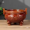 Quemadores de Incienso Cerámicos para Uso en Interiores, para Ofrecer Incienso a Buda, Quemadores de Incienso Grandes para Templos y Santuarios, Venta al por Mayor de Fábrica