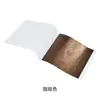 Foil de oro cuadrado transfronterizo 22 colores opcionales pintura decorativa con foil de oro arte de uñas pegamento para teléfono móvil 9*9cm foil de oro imitación