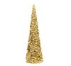 1 pieza de adornos para árbol de Navidad, esculturas de árbol de Navidad de resina, disponibles en tres colores: rojo y verde tradicional, dorado con pan de oro, plateado con pan de plata.