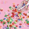 Flor de arcilla polimérica Relleno de bolas surtido hecho a mano Bola sonajero Pieza para pendientes Material de relleno DIY Base para joyería hecha a mano