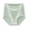 Ropa interior de algodón de cintura alta para mujeres de mediana edad y ancianas, que contrae el abdomen, levanta las caderas, para chicas regordetas, talla grande, equipo antibacteriano, calzones para mamá