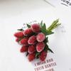 Contas de Vidro Artificial Cacho de Frutas Morango Frutas Pequenas Descida da Geada Galhos de Flores de Frutas Estilo Mori Guirlanda de Noiva Acessórios de Cabelo Feito à Mão diy