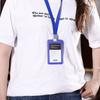 Dezhi Lanyard de Silicona Set de Tarjeta de Acceso Cuerda para Colgar Set de Tarjeta de Certificado Cuerda para Colgar en el Cuello Permiso de Trabajo Cuerda para Tarjeta de Pecho Tarjeta de Pecho Colgante Suave