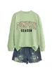 Amazon eBay sitio independiente casual cómoda elegante temporada de calabaza sudadera floral de calabaza para mujer