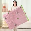 Bolsa de vacío caliente para comercio exterior, bolsa de compresión, bolsa de almacenamiento al vacío para el hogar, acabado de ropa, ropa de cama, bolsa de vacío tridimensional engrosada
