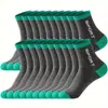 Calcetines Transfronterizos, Calcetines Deportivos para Hombre de Primavera y Otoño, Calcetines de Media Pantorrilla, Absorbentes de Sudor, Transpirables, Anti-Olor, Calcetines para Baloncesto y Correr al Aire Libre, Venta al por Mayor