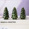 Árbol de Navidad tallado en jade natural de Xiuyan, decoración del hogar, árbol de cristal, regalo de Navidad, decoración de mesa, venta al por mayor