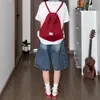 Jeans Rectos de Cinco Bolsillos para Mujer, Tallas Grandes, Verano Retro de Cintura Alta Sueltos Casuales de Longitud Media Pierna Ancha Adelgazantes Shorts