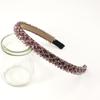 Estilo Coreano Cuatro Drenajes Diamante Exquisito Aro para el Cabello Accesorios para el Cabello Aro de Cabeza de Cristal Aro de Cabello Puro Hecho a Mano Venta al por Mayor