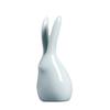 Decoração de cerâmica coelho esmalte colorido objeto pequeno de mesa coelho de orelha comprida pet de chá multi-colorido decoração para brincar com chá