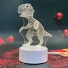 Luz Nocturna Acrílica 3D de Dibujos Animados Creativos Personalizada Regalo de Cumpleaños para Niños Luz Nocturna LED para Dormitorio Tipo Táctil