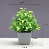 Punto Nuevo Bonsái Plantas de Decoración para el Hogar Pequeños Adornos Flores Artificiales Plantas Verdes Plantas en Maceta Flores Artificiales Fábrica Venta al Por Mayor