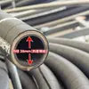 Ensamblaje de manguera de goma de alta presión Manguera de goma trenzada con alambre de acero Manguera blanda de alta presión Manguera hidráulica de aceite de alta presión Manguera de agua para máquina de lavado de autos