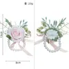 Flor de muñeca para dama de honor Grupo de hermanas Mori Ramo para el novio Ramillete para el padrino Set completo Solapa Boda Bienvenida Novia Guirnalda Flor de muñeca