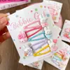 5 Pinzas para el Cabello de Dibujos Animados Lindas para Niños, Estilo Super Adorable de Goteo de Aceite, Pasadores Versátiles de Dopamina para Niñas, Accesorios para el Cabello