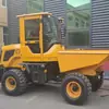 Camión Volquete de Baja Altura de Cuatro Ruedas de 3t para Escalada en Zonas Montañosas, Camión Volquete Rebotador de Baja Tasa de Fallos, Ouneng Marca Nueva, Construcción Mecánica, Descarga Frontal