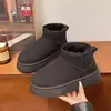 Botas de Nieve para Mujer Invierno 2026 Nuevas Impermeables Antideslizantes Suela Gruesa Aumentadoras de Altura Zapatos Grandes de Algodón Forro de Felpa Calidez Engrosada Zapatos Hinchados