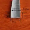Tira de Borde con Ranura en Forma de U de Aleación de Aluminio Ancho Interior 3 5 6 8 10 12 18 Perfil de Aluminio Ranura para Fijación de Vidrio Engrosada