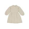 Vestidos de Otoño e Invierno para Niñas Vestido de Punto de Manga Larga Infantil Encaje de Algodón Puro Vestido de Bebé