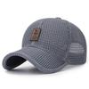 Sombrero de verano de malla transpirable para hombre y mujer, gorra de béisbol de malla hueca para exteriores
