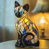 Luminária de Gato Transfronteiriça-Luminária Dachshund-Luminária Bigfoot Estátua de Resina Ornamento com Luz LED