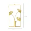 Estilo Nórdico Luz Dourada Luxo Ferro Forjado Diamante Pendente de Parede Criativo Decoração de Parede de Fundo para Sala de Estar, Quarto, Decoração de Parede Redonda