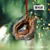 Decoraciones Navideñas Transfronterizas de Búho y Mapache Nuevas, Adornos para Árbol de Navidad, Colgantes Pequeños Planos 2D Acrílicos