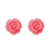 12mm Colorido Botão de Rosa Rosa Claro Contas DIY Material para Acessórios de Joias de Orelha Colar Pulseira
