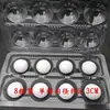 Caja de embalaje desechable para Tangyuan, caja de embalaje comercial con tapa, bandeja transparente de plástico para Tangyuan, caja de embalaje para Tangyuan