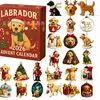 Bestseller transfronterizo Calendario de pared de vaca divertida de las Highlands Caja ciega de cuenta atrás para Navidad