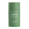 Mascarilla Sólida de Té Verde Meidian Transfronteriza Hidratante Limpieza Profunda Exfoliante Piel Grasa Berenjena Untar Barra Mascarilla de Barro