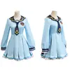 Atividade de Ídolo Sonho Hongye cos Uniforme Escolar Azul cosplay Personagem Secundário de Animação Role Playing Roupas traje Estilo Feminino