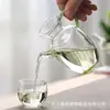 Tetera de Vidrio de Borosilicato Alto, Cafetera de Té Resistente al Calor, Taza de Té Especial para Preparar Té Pequeño de Cítricos Verdes, Juego de Té, Tetera Kung Fu