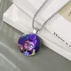 Accesorios de Collar K-Pop de Grupo de Chicas Cazadoras de Brujas Más Vendidos Transfronterizos Collar con Colgante de Piedra del Tiempo Collar de Piedra Preciosa Fábrica al por Mayor