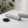 Almohada Cilíndrica de Algodón y Trigo de Color Sólido, Almohada de Algodón Acolchada, Protección para el Cuello, Pieza Única, Tamaño Adulto 40*10