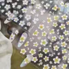 Adesivos de Arte para Unhas em Relevo Transfronteiriços Estilo Japonês Popular Estilo Fresco e Suave Adesivos para Unhas Entusiasta Adesivos de Joias de Frangipani