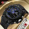 Popular Reloj Electrónico para Hombre Sanda Impermeable para Exteriores Tendencia de Moda Tecnología Negra Multifuncional Despertador para Hombre Reloj Cronógrafo