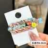 Presilha de Cabelo Colorida da Moda Estilo Coreano com Franja Lateral e Acessório de Cabelo com Pérola para Mulheres, Novo Modelo 2026