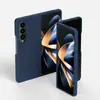 Funda suave y de tacto suave adecuada para el teléfono Samsung ZFold3, Pantalla plegable con 78% de descuento W23 funda de silicona líquida protección completa anti-caídas