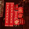 Venta al por mayor 2026 Año del Dragón Año Nuevo Parejas Rojas Chinas Personalización Uso en el Hogar Año Nuevo Carácter Fu Parejas de Primavera Personalización Parejas de Puerta Imprimir LOGOTIPO